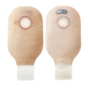 NIB Hollister 18184 Lock N Roll Beige Ostomy Drainable Pouch - Box of 10